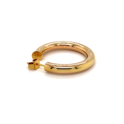 Golden Office - Elegante Goldkreolen