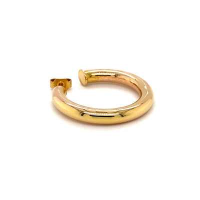 Golden Office - Elegante Goldkreolen