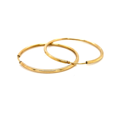 Fine Golden Line -Zarte Goldkreolen