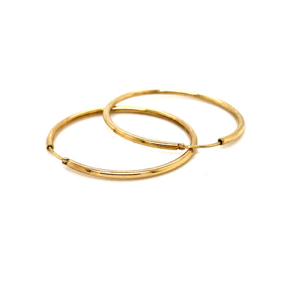 Fine Golden Line -Zarte Goldkreolen