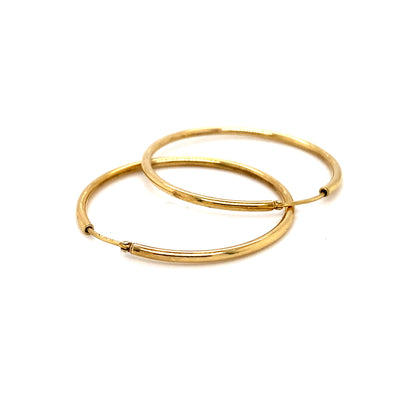 Fine Golden Line -Zarte Goldkreolen