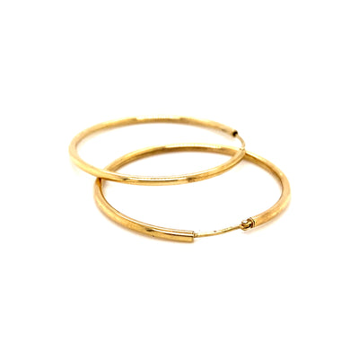 Fine Golden Line -Zarte Goldkreolen