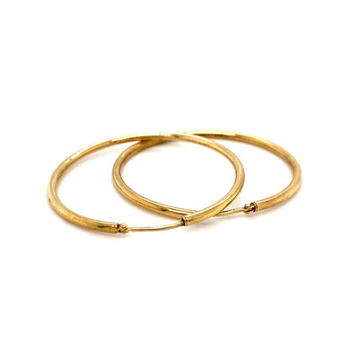 Fine Golden Line -Zarte Goldkreolen