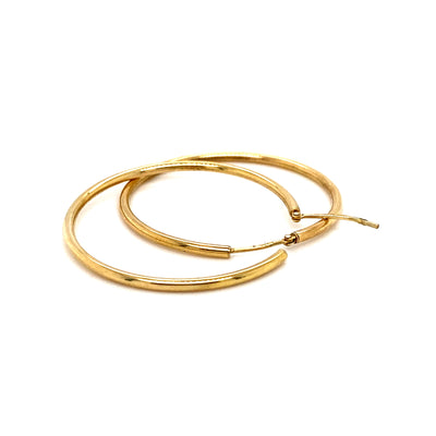 Fine Golden Line -Zarte Goldkreolen