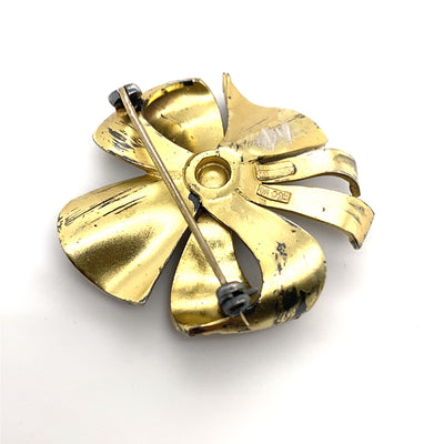 Flower Bow - Hübsche Fahrner Brosche