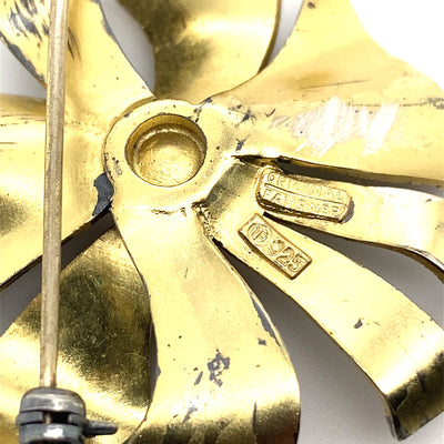 Flower Bow - Hübsche Fahrner Brosche