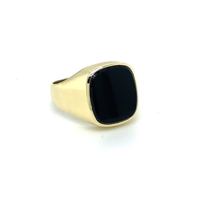 Black Classic - Siegelring mit Onyx