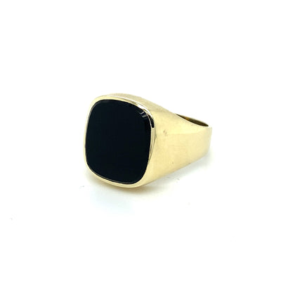 Black Classic - Siegelring mit Onyx