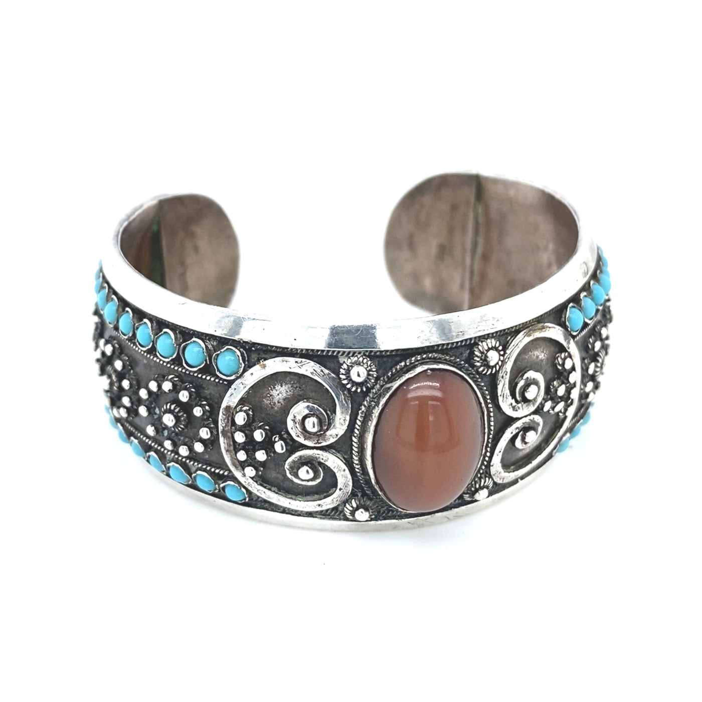 Silver Highlight - Verzierter Silberarmreif