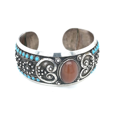 Silver Highlight - Verzierter Silberarmreif