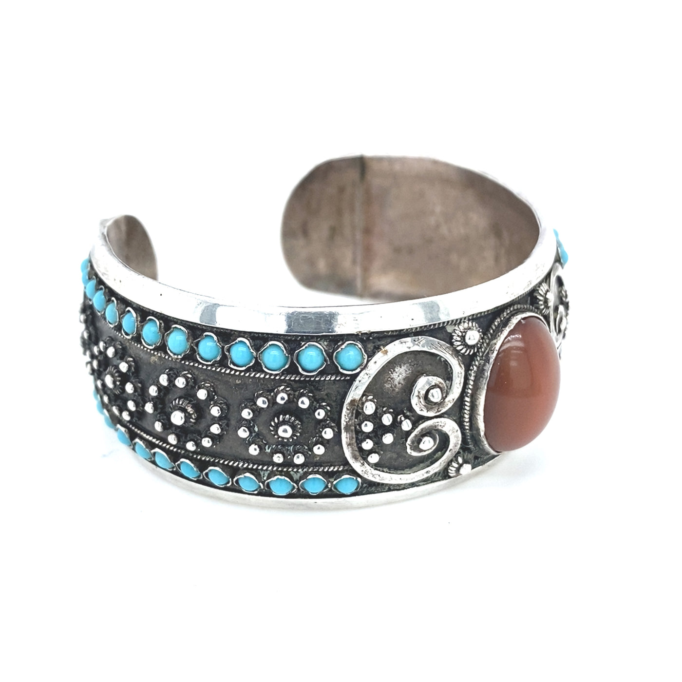 Silver Highlight - Verzierter Silberarmreif