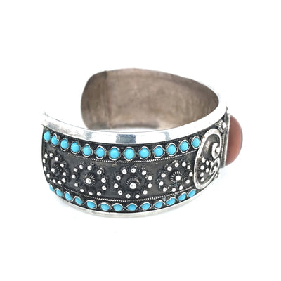 Silver Highlight - Verzierter Silberarmreif