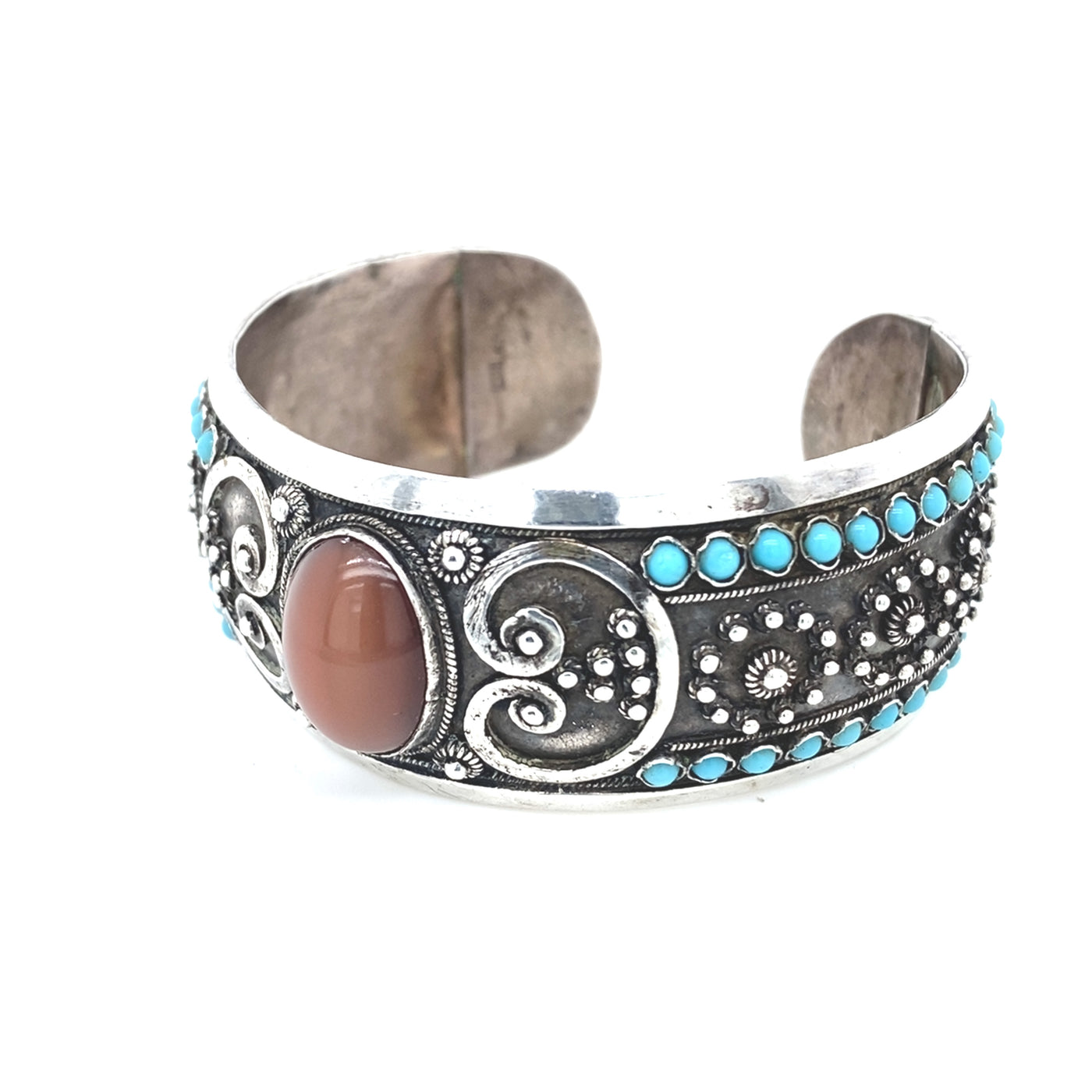 Silver Highlight - Verzierter Silberarmreif