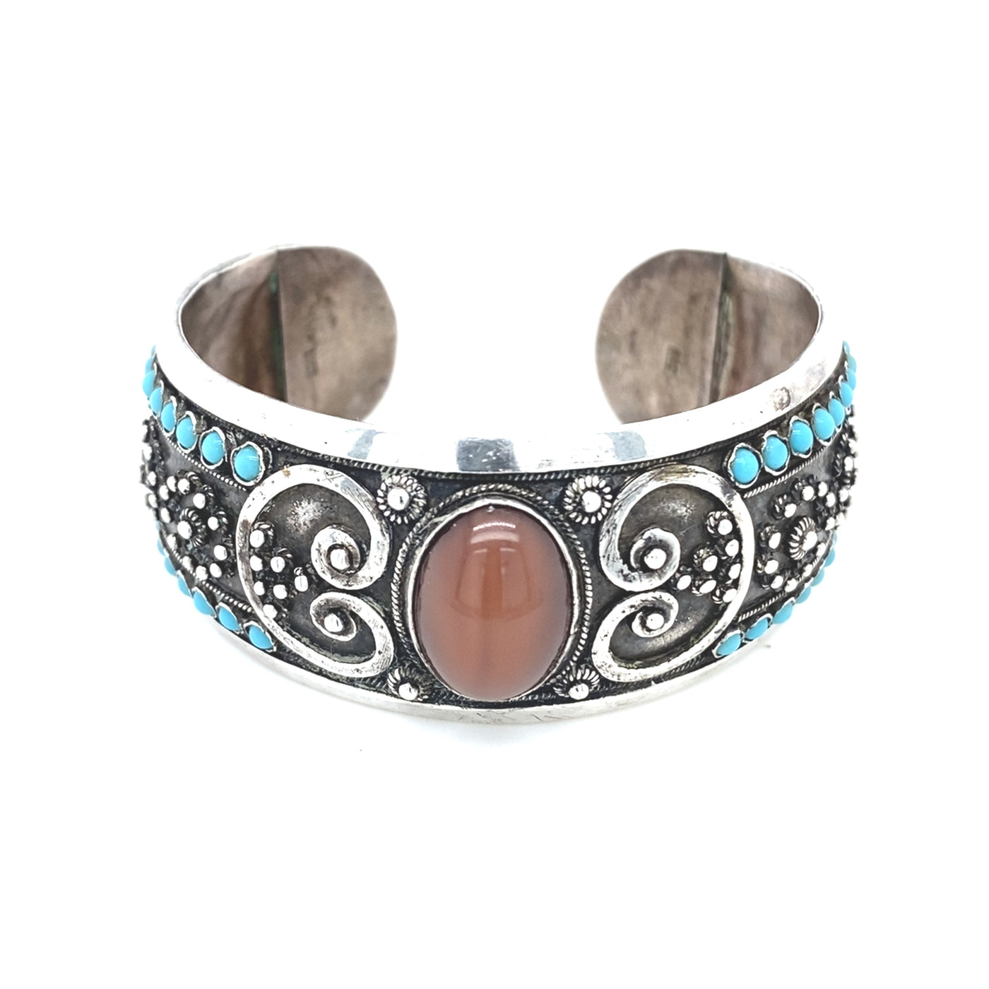 Silver Highlight - Verzierter Silberarmreif