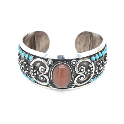 Silver Highlight - Verzierter Silberarmreif