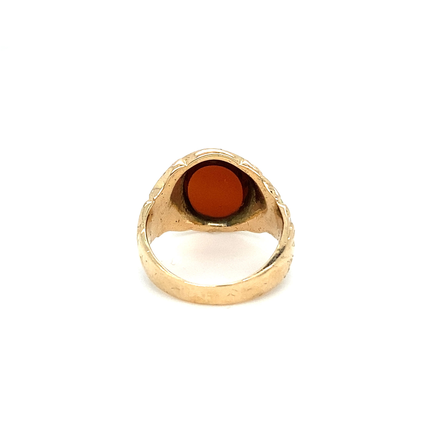 Carnelian Cutie - Dekorativer Siegelring aus Gold