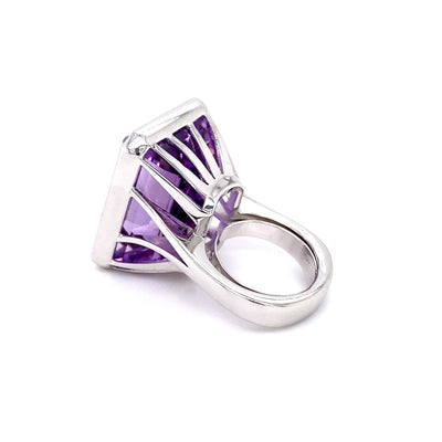 Purple Posh - Klarer Amethyst Ring