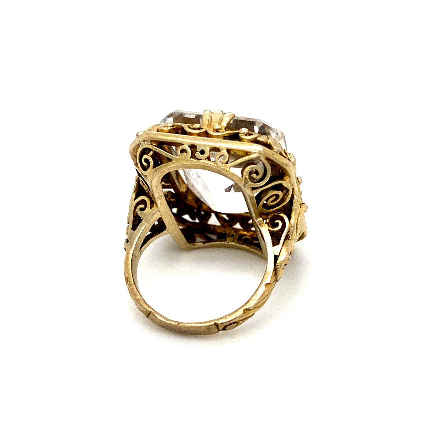 Rock Me Crystal Baby - Statementring Bergkristall