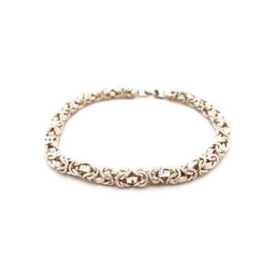 Royal Silver - Silberarmband Königsmuster