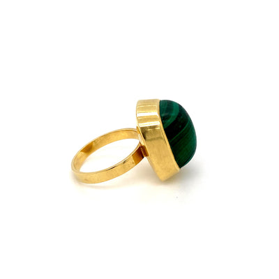 Grünstreifen Deluxe - Goldener Malachitring