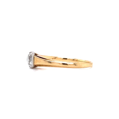 Little Star - Goldring mit Diamant