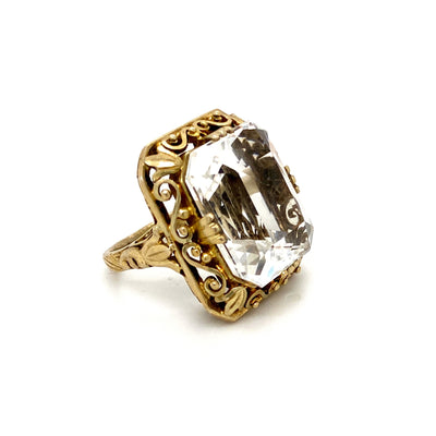 Rock Me Crystal Baby - Statementring Bergkristall
