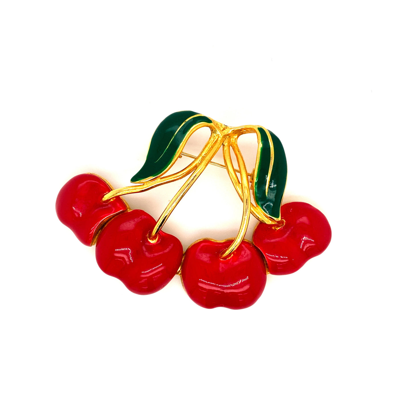 My Cherries - Brosche Kirsche Modeschmuck