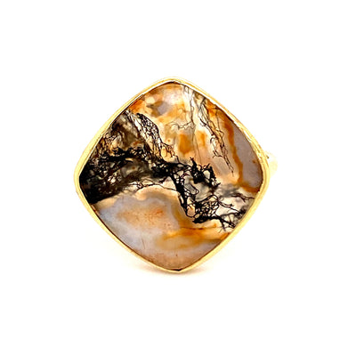 Cool Layer - Goldring mit Lagenstein
