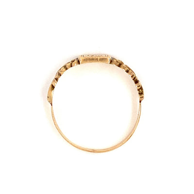 Monogram Muse - Goldring mit Monogramm