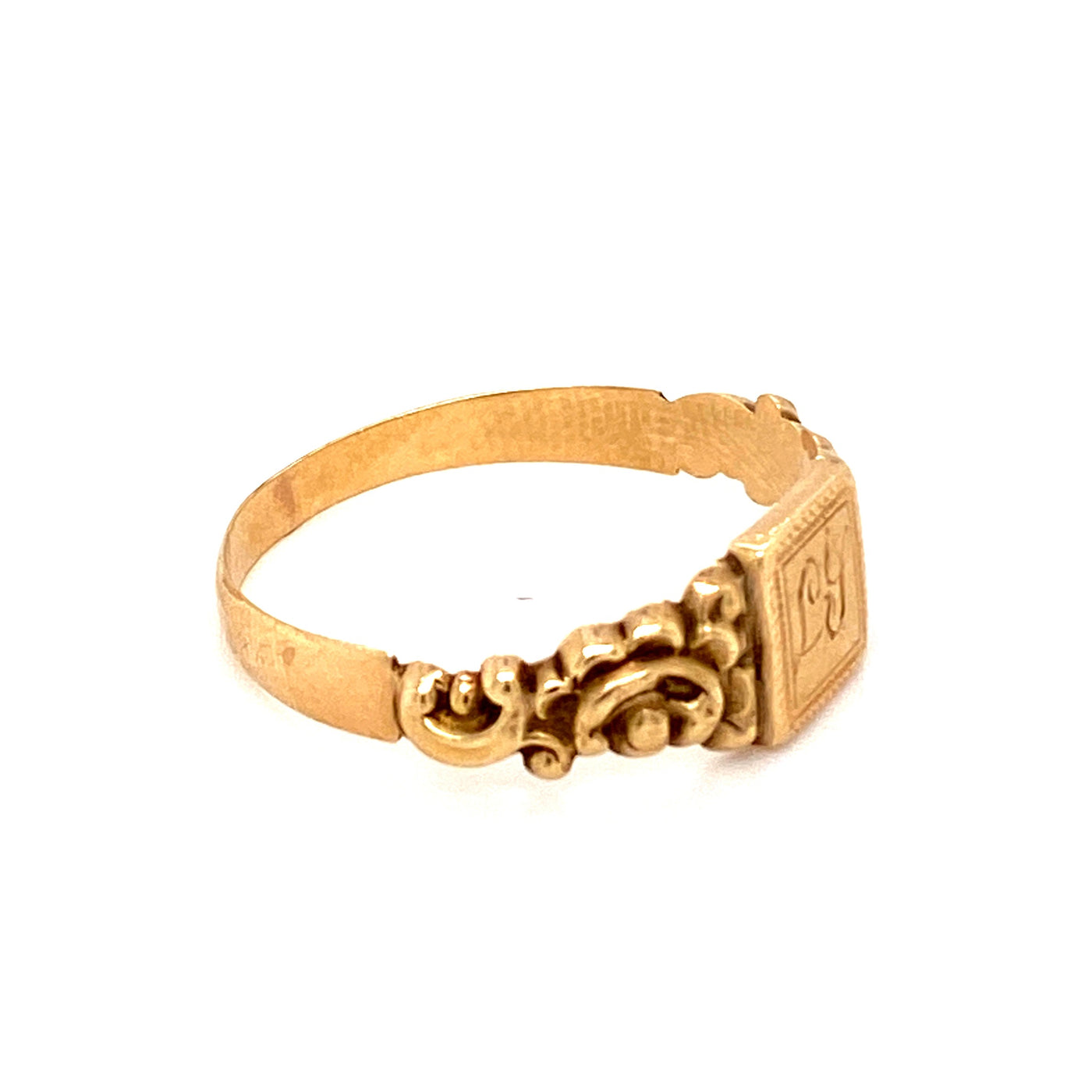 Monogram Muse - Goldring mit Monogramm