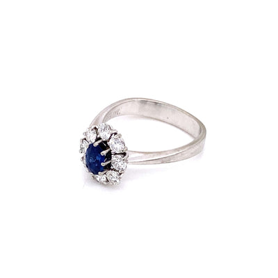 Amour Bleu - Saphirring mit Diamanten