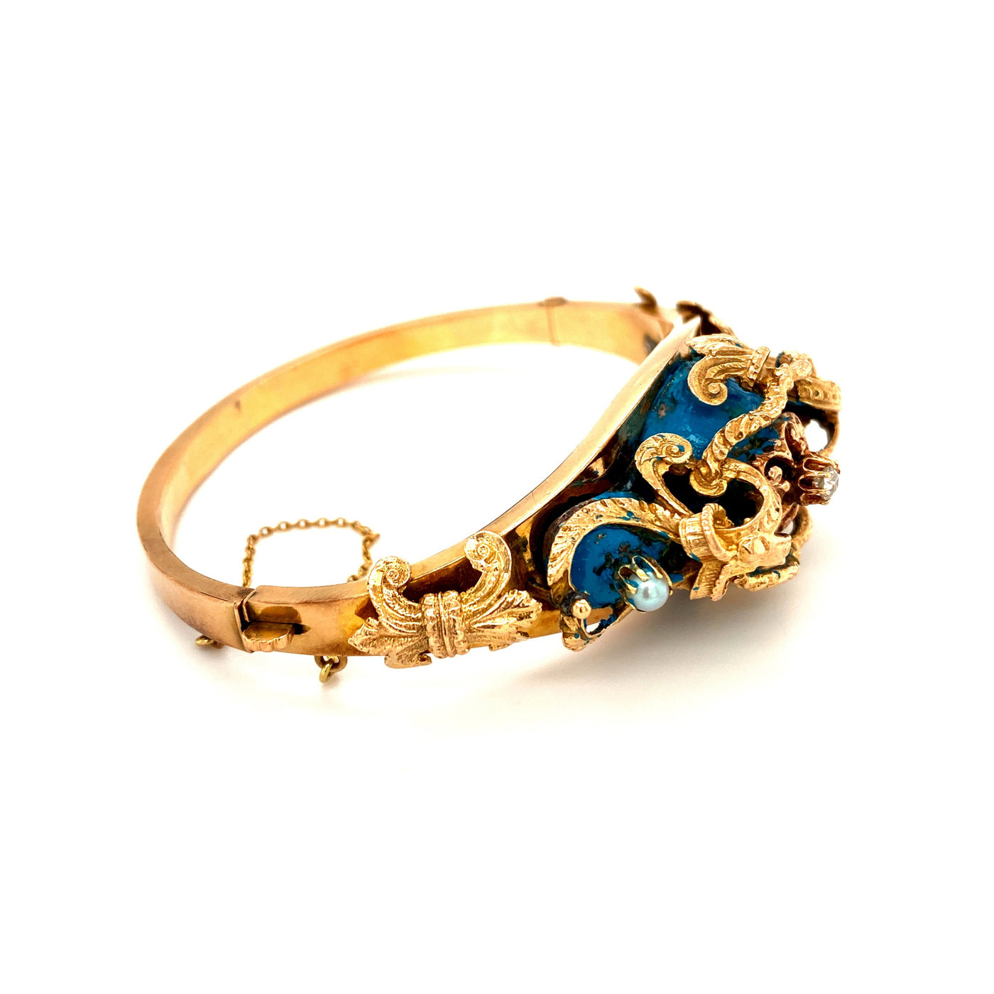 Bangle with a Bang - Extravaganter Goldarmreif