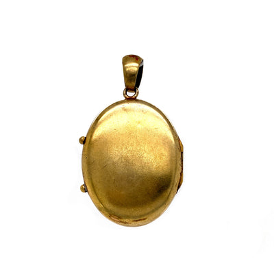 Golden Locket - Medaillon mit einer Muschelkamee