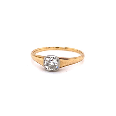 Little Star - Goldring mit Diamant