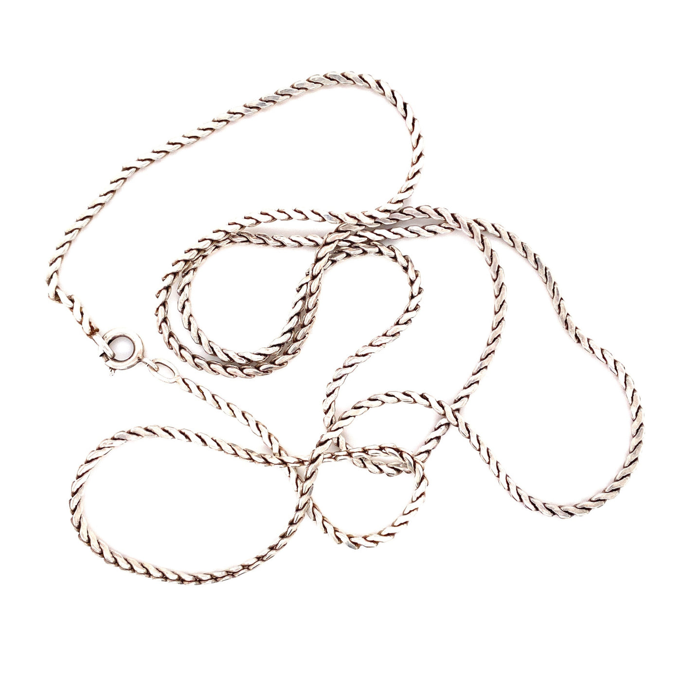 Braided Chain - Feine Silberkette im Flechtdekor