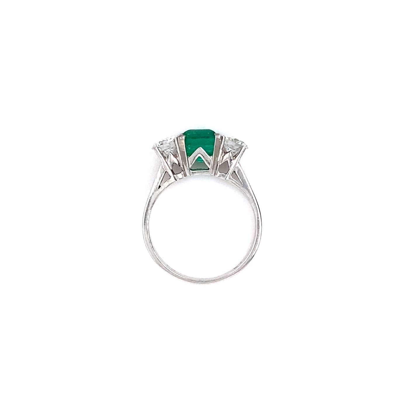 Colombian Green - Smaragdring mit Diamanten