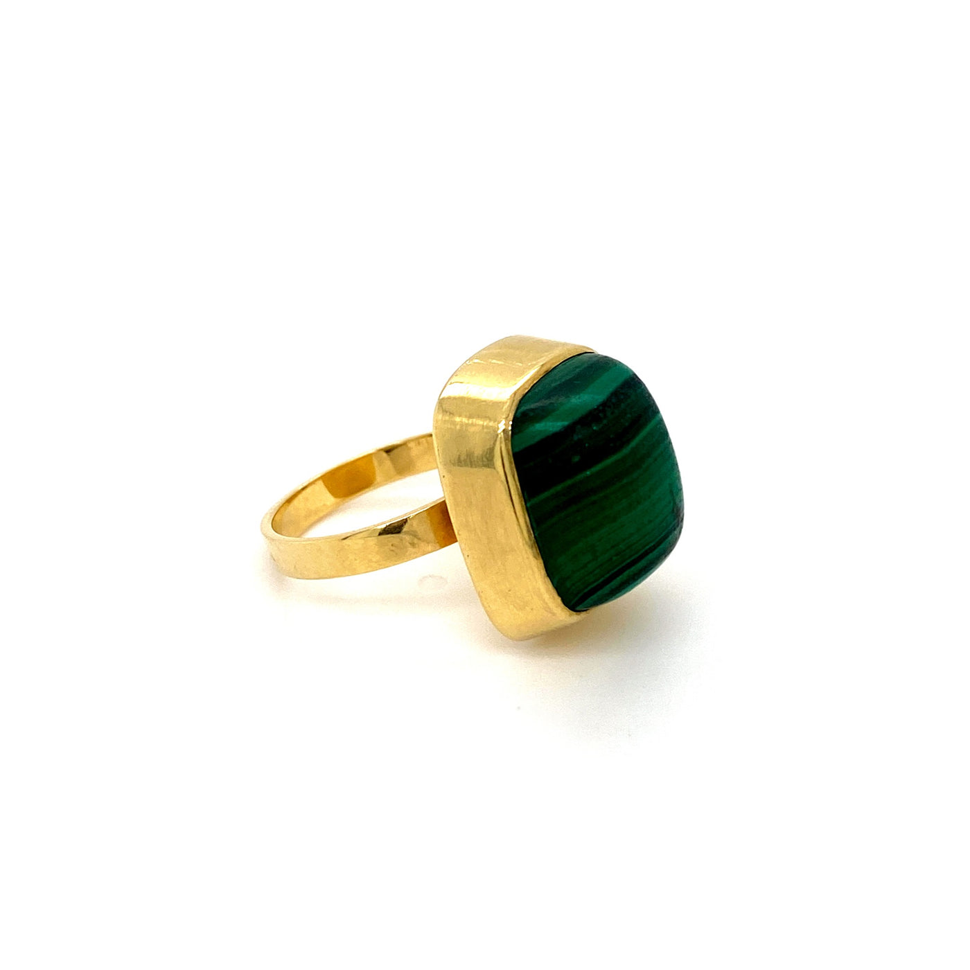 Grünstreifen Deluxe - Goldener Malachitring