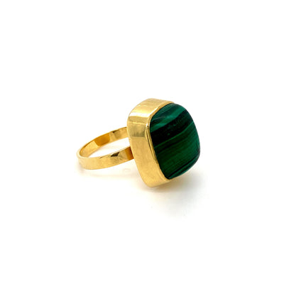 Grünstreifen Deluxe - Goldener Malachitring