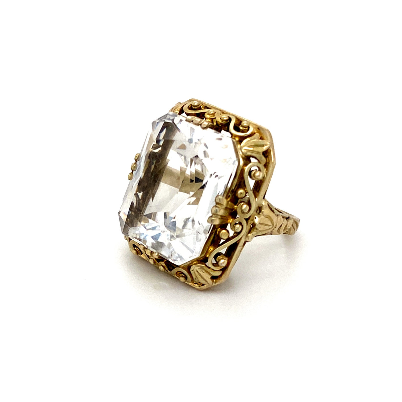 Rock Me Crystal Baby - Statementring Bergkristall