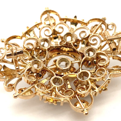 Rosecut - Diamantanhänger um 1880