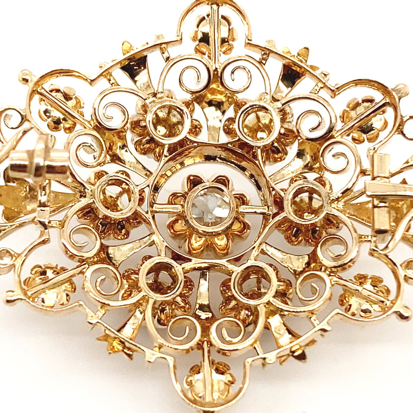 Rosecut - Diamantanhänger um 1880