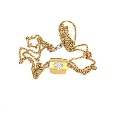 Heart Bag - Außergewöhnliches Herzcollier mit Diamanten