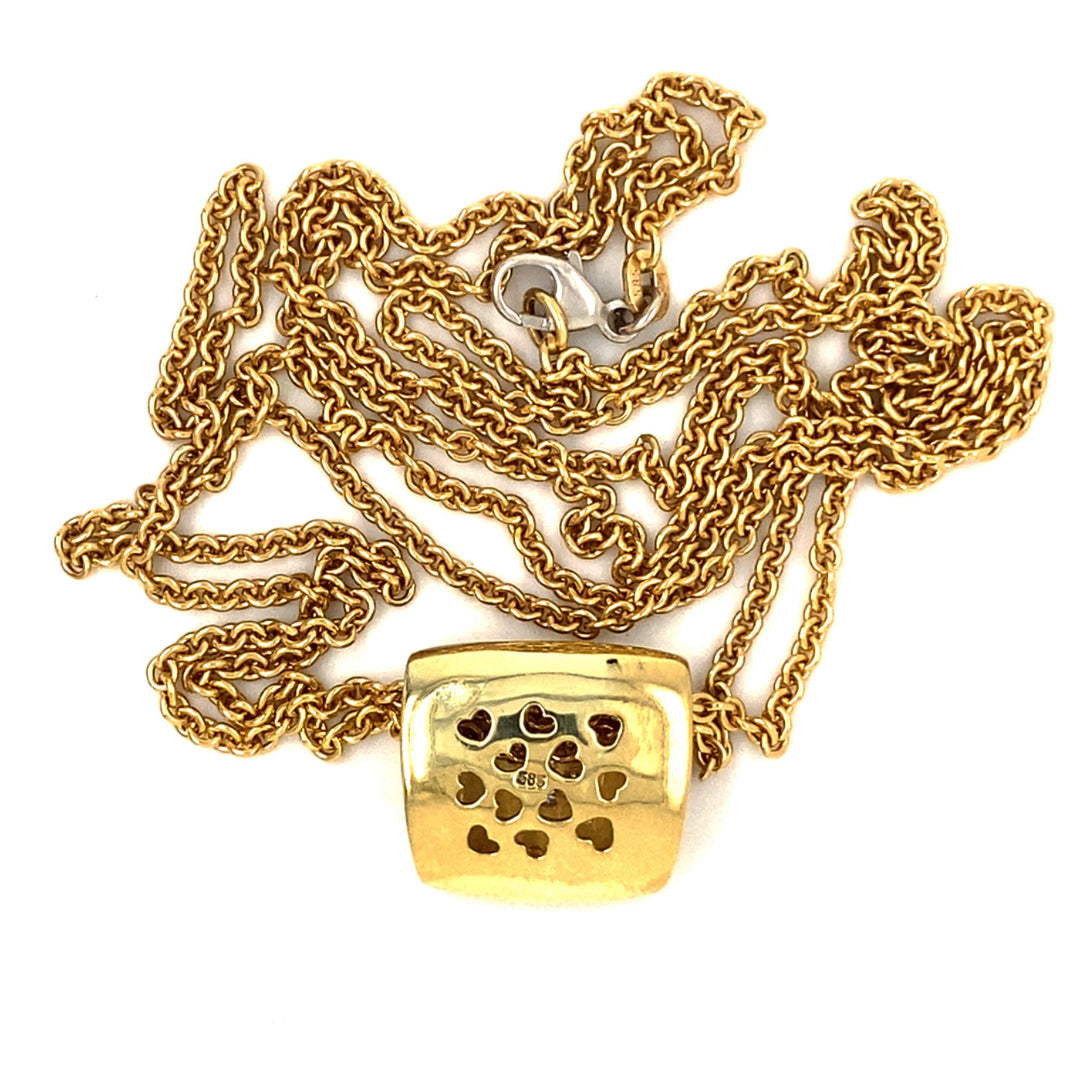 Heart Bag - Außergewöhnliches Herzcollier mit Diamanten