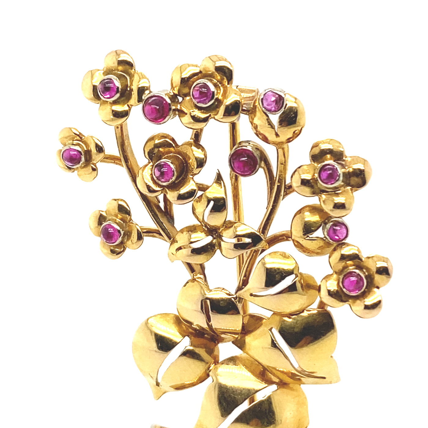 Blooming Beauty - Goldener Blumentopf mit Farbsteinen