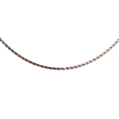 Braided Chain - Feine Silberkette im Flechtdekor