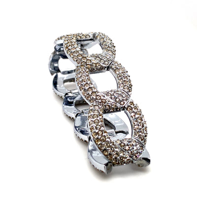 Metallarmband mit Strass-Steinen