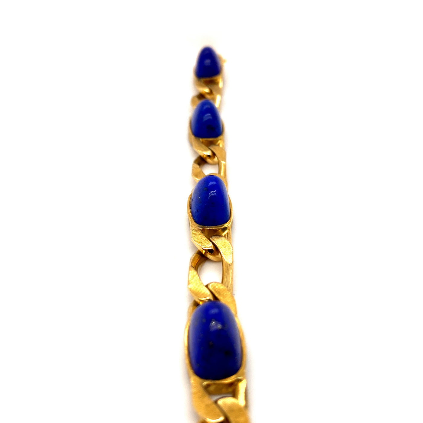 Stadt der blauen Kuppeln - Gliederarmband Gold mit Lapis