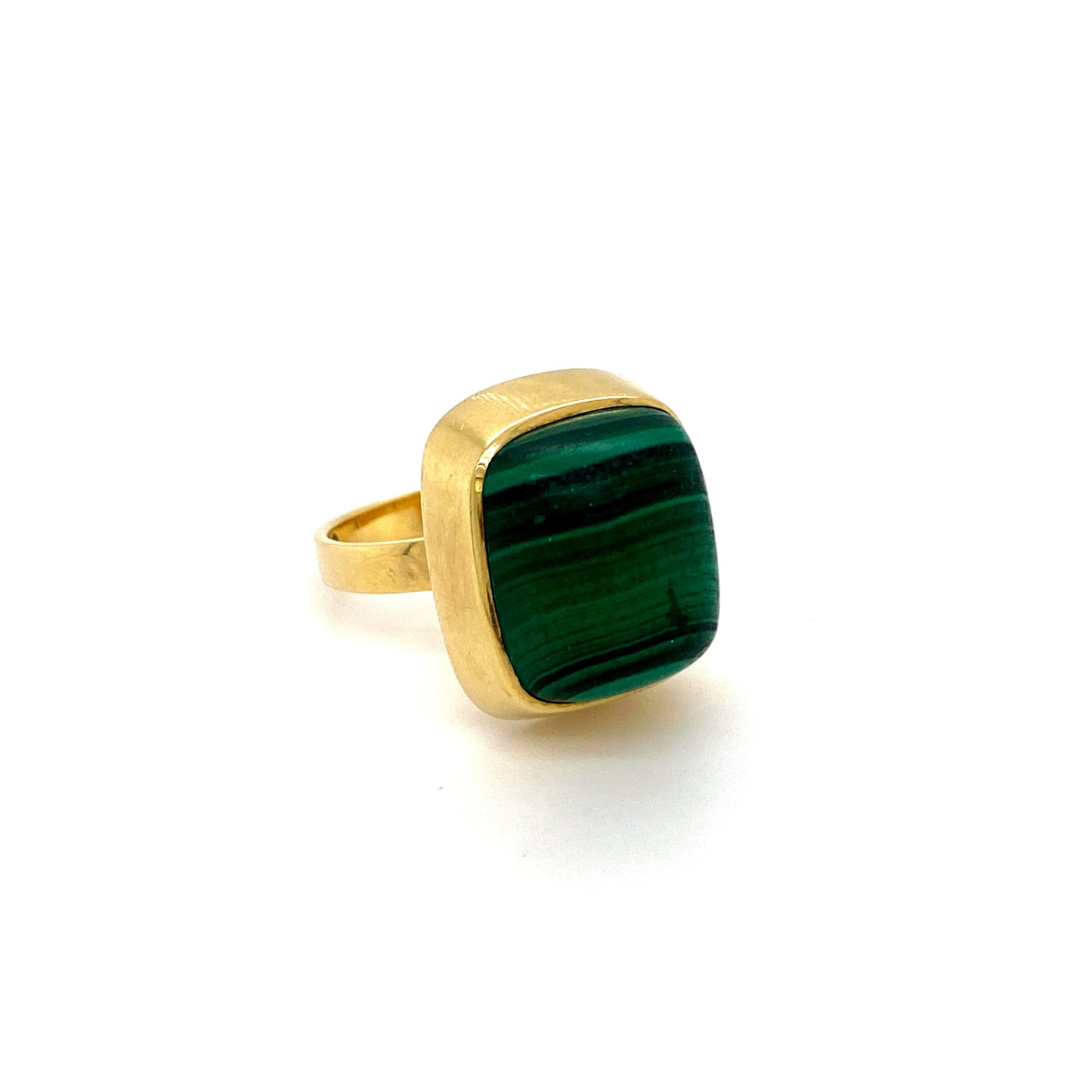Grünstreifen Deluxe - Goldener Malachitring