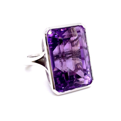 Purple Posh - Klarer Amethyst Ring