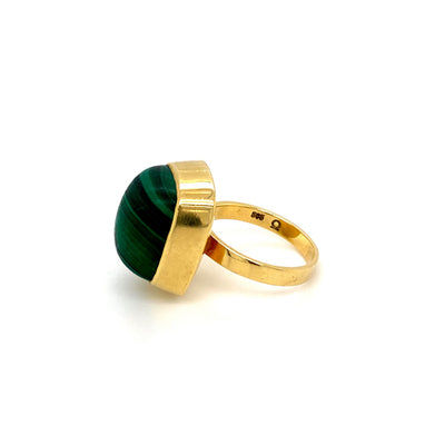 Grünstreifen Deluxe - Goldener Malachitring
